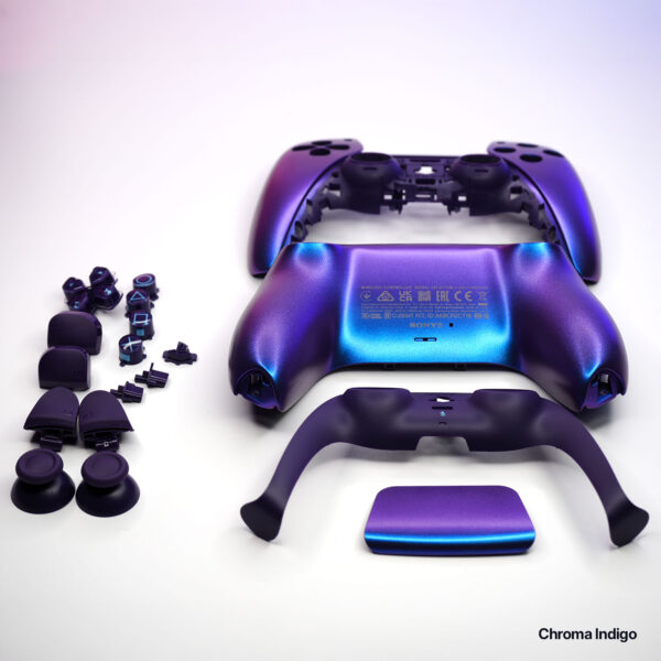 PlayStation 5 Sony DualSense Chroma Indigo Shell Kit, Touchpad & Buttons