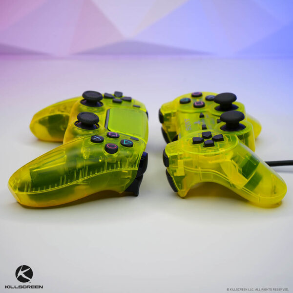 Lemon Yellow PS5 Controller by Killscreen